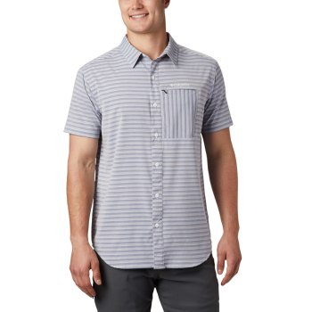 Columbia Muške Košulje - Twisted Creek II Short Sleeve Tamnoplave Prugice | LIHT-08625